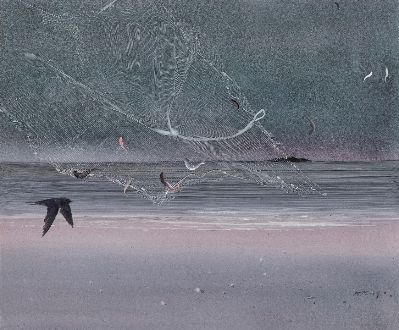 <h2>远山近海</h2><p>作者：耿德法</p><p>创作年代：2024年</p><p>规格：48cm×58cm</p><p>品类：布面油画</p>